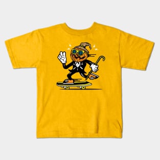 Pumpkin Skater Kids T-Shirt